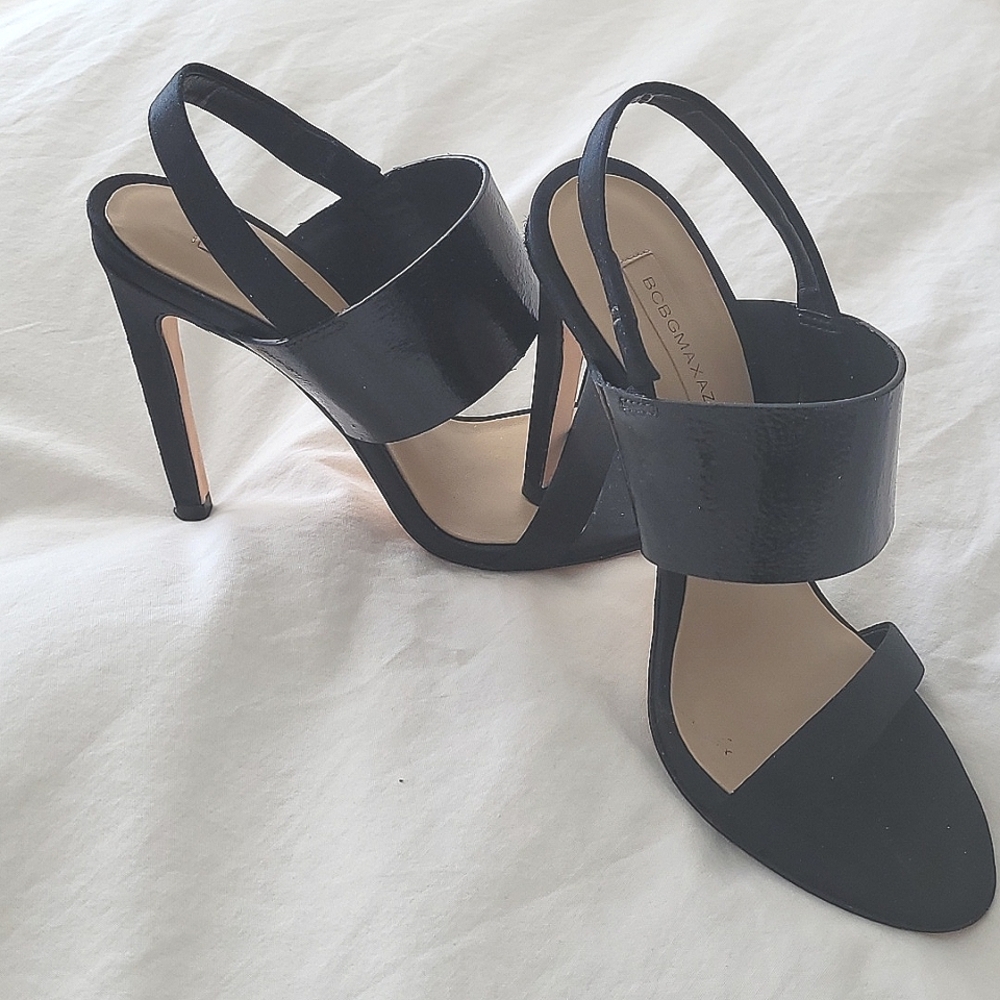 BCBG Maxazria Black Slingbacks  Size 7.5 (fits a size 8)
